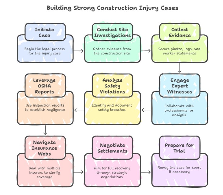 How We Build Strong Construction Injury Cases