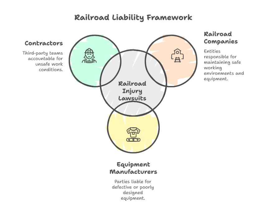Who Can Be Held Liable in Railroad Injury Lawsuits?