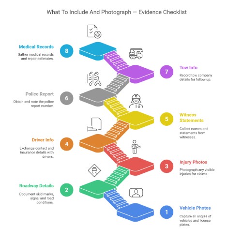 What To Include And Photograph — Evidence Checklist
