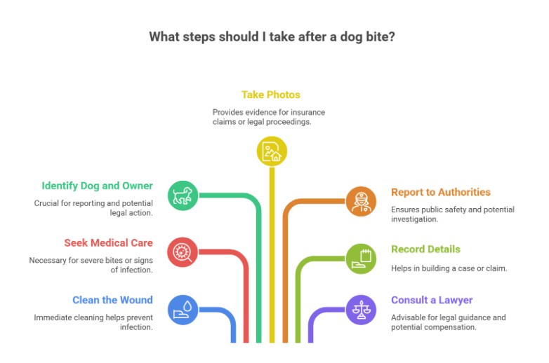 What Should a Victim Do Right After a Dog Bite?