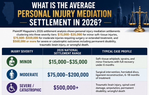 What Is the Average Personal Injury Mediation Settlement in 2026